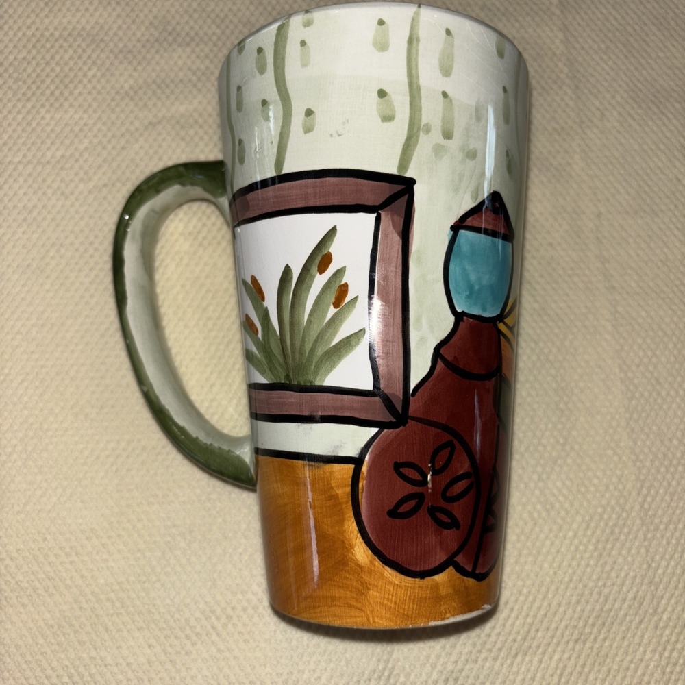 Dave Creation Company, Tall, Ceramic Coffee Mug, No Callout SuperFun Colors 3607